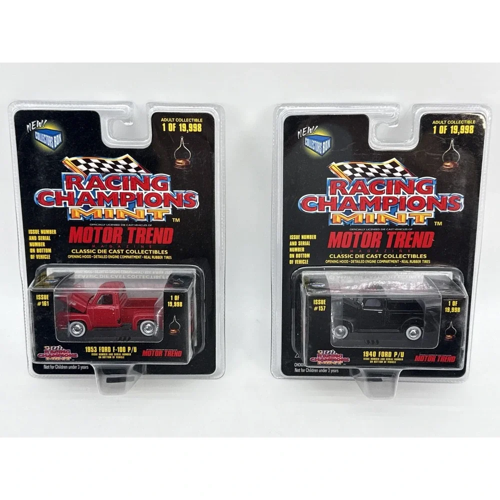 Racing Champions Mint Ford Motor Trend P/U Black Metal Die Cast Limited 148